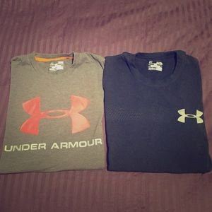 Bundle of 2 UA Heat Gear shirts